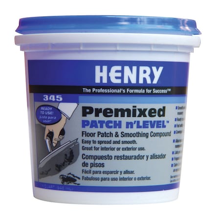 Ww Henry Henry Premixeed Ready to Use Gray Patch and Leveler 1 qt 12063